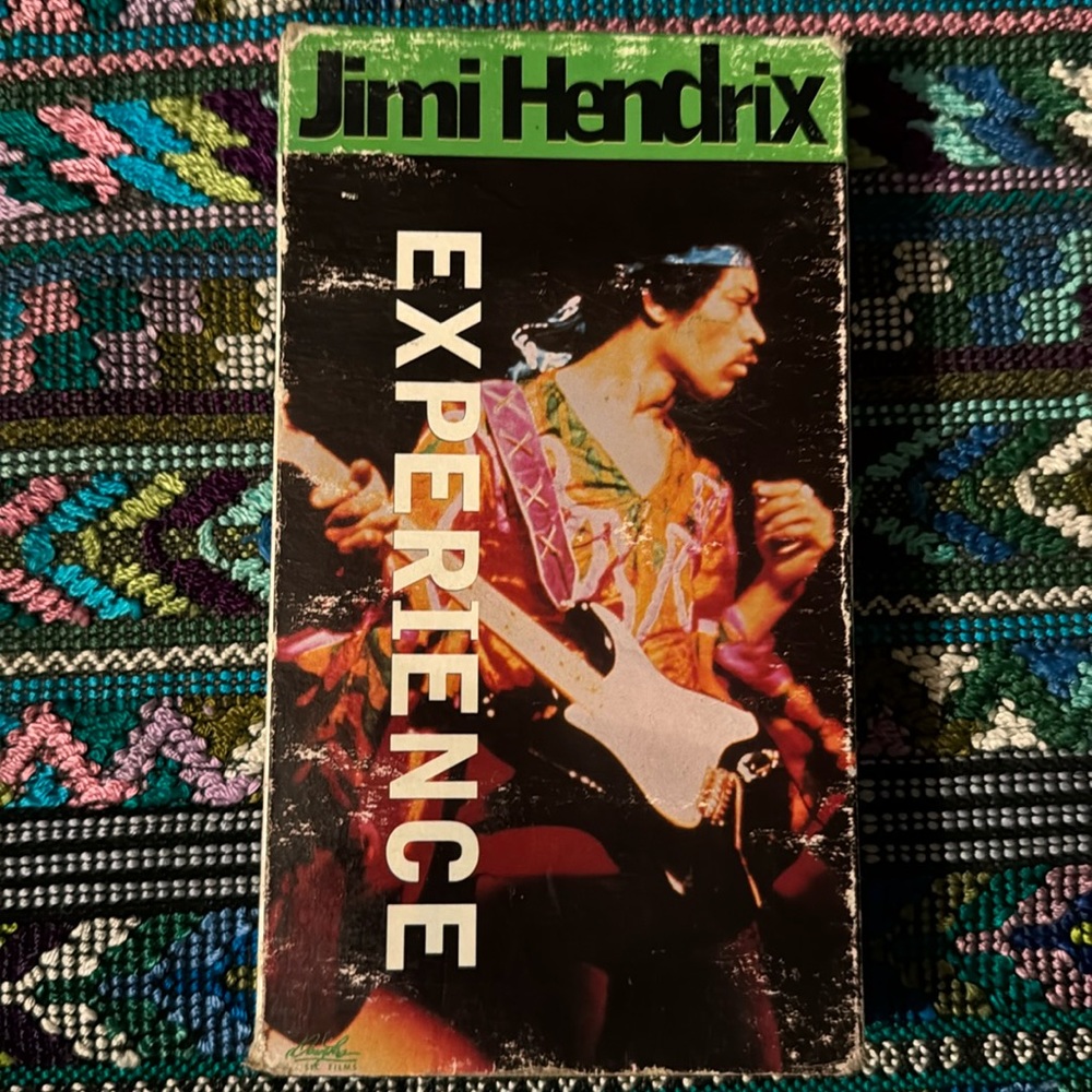 Jimi Hendrix EXPERIENCE VHS Music film. Vintage